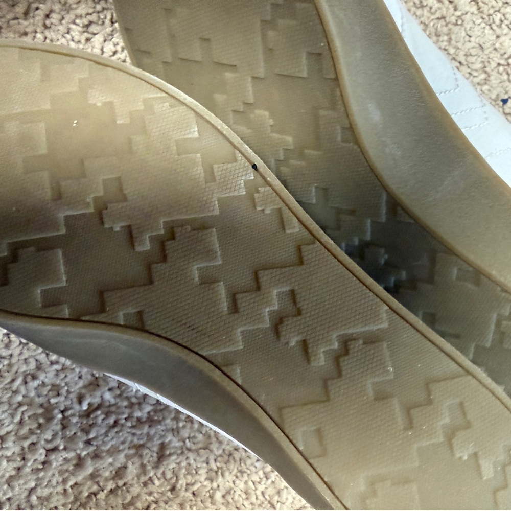 Dr. Scholl's White and Blue Athletic Shoes - Picture 2 of 2